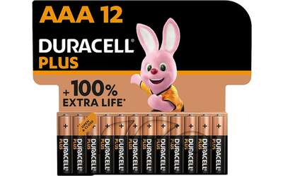 12 batterie AAA Duracell a soli 9€ su Amazon: PREZZO PAZZESCO!