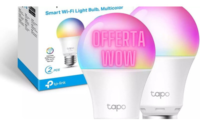 2 lampadine smart tp link multicolor al prezzo assurdo di soli 18