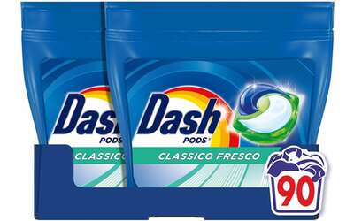 90 pastiglie per lavatrice Dash Pods a soli 27€ su Amazon: OFFERTA INCREDIBILE!