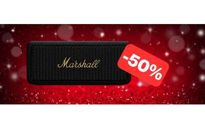Altoparlante portatile bluetooth Marshall in SUPER OFFERTA su Amazon (-50%)
