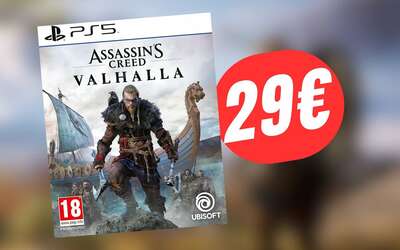 Assassin’s Creed Valhalla per PS5 CROLLA a soli 29,98€ grazie a questo SCONTO!