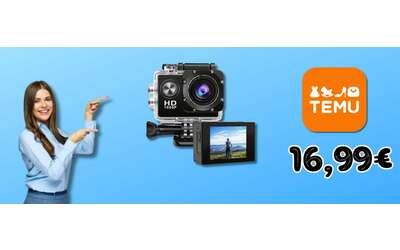 Basta GoPro, bastano 17 EURO per comprare una action cam full HD su TEMU