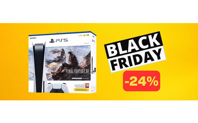 Black Friday: bundle PS5 + Final Fantasy 16 in SCONTO RECORD (-24%)