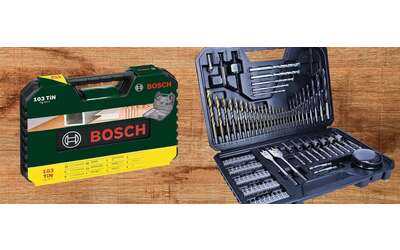 Bosch: GIGANTESCO kit 103 in 1 di qualità a prezzo ridicolo su Amazon (24€)