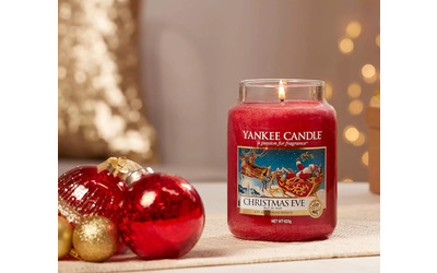 Candela Yankee Candle Vigilia di Natale: la profumazione ideale per le feste con lo sconto del 35%