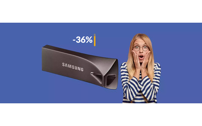 Chiavetta USB 256GB Samsung a poco più di 40€: è un FULMINE