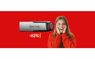 Chiavetta USB 64GB: difficile credere che oggi costi solamente 12€
