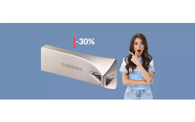 Chiavetta USB 64GB Samsung: oggi la porti a casa con soli 13€