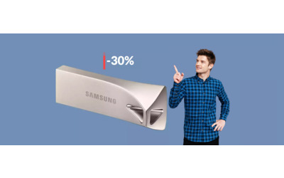Chiavetta USB Samsung 64GB a prezzo BOMBA: già tua con 13€