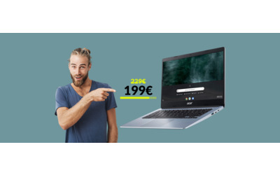 Chromebook Acer 14 pollici ad un prezzo da SOGNO: tuo a 199€