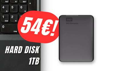 Con soli 59€ avrai un Hard Disk Esterno da 1TB!