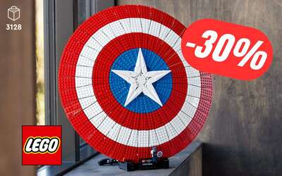 Costruisci lo Scudo di Capitan America LEGO grazie allo SCONTO del -30%!