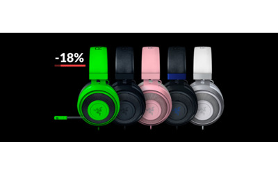 Cuffie Razer con audio immersivo: OTTIME per il gaming (48€)