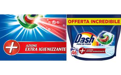 Dash Pods con Azione Extra-Igienizzante: 46 a soli 17€ su Amazon