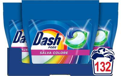 Dash Pods Salva Colore: 132 lavaggi a soli 34€ grazie alla promozione di...