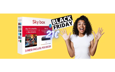 Decoder Sky Q, 3 mesi di Sky TV, Netflix e cinema a SOLI 21€