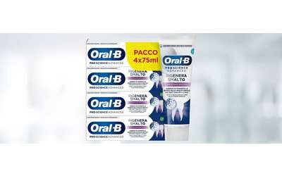 dentifricio oral b rigenera smalto confezione da 4 a prezzo scorta