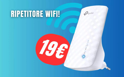 Dì addio ai problemi di WiFi con l’Extender TP-Link a soli 19€!