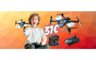 Drone con telecamera HD in DOPPIO SCONTO: il REGALO perfetto a 37€