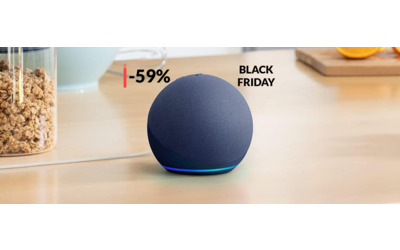Echo Dot 5 con Alexa a meno di metà prezzo: 21€ col Black Friday