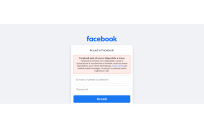 facebook instagram e threads down impossibile accedere