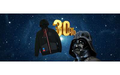 Felpa Darth Vader Star Wars in offerta al 30%, solo 50€