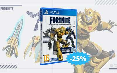 Fortnite Transformers Pack per PS4: sconto ESCLUSIVO del 25%