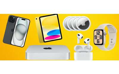 FUORITUTTO Apple su Amazon: iPhone, iPad, AirPods, Mac e Watch in SCONTO