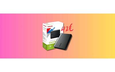 Hard Disk Esterno Toshiba Canvio Basics 1TB a soli 42€ su eBay