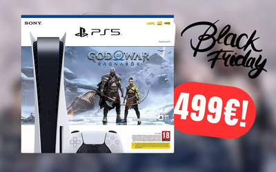 Il bundle con PlayStation 5 e God of War Ragnarök CROLLA di prezzo per il Black Friday