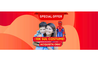 Il costume ufficiale di Spider-Man in sconto di 10€