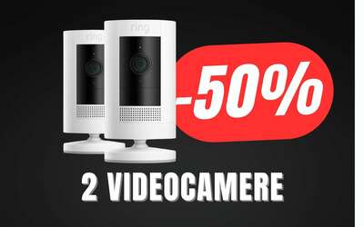 Il kit con 2 Videocamere di Sorveglianza di Amazon è in SCONTO del 50%!