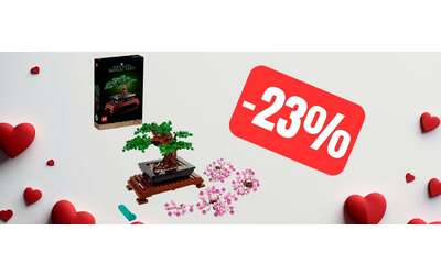 Il LEGO Bonsai è in OFFERTA SPECIALE Amazon per San Valentino (-23%)
