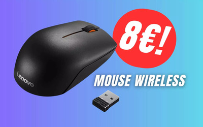 Il Mouse Wireless di Lenovo a un PREZZO FOLLE: solo 8€!