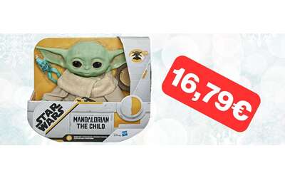 Il peluche di Baby Yoda (Grogu) ad un SUPER PREZZO su Amazon (-58%)