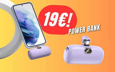 Il Power Bank che si collega sotto lo smartphone costa solo 19€!