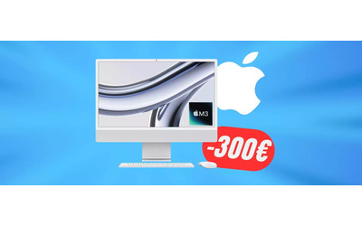 Il prezzo dell’iMac di Apple con chip M3 crolla di -330€!