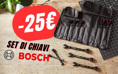 Il set di Chiavi Inglesi professionali di Bosch è SCONTATO di 25€ su Amazon!
