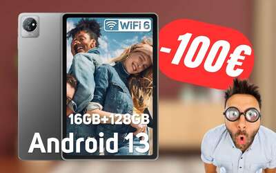Il Tablet Android con 16GB+128 GB CROLLA a soli 99€ grazie all’OFFERTA!