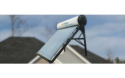 kit solare termico completo a 384 acqua calda gratis dal sole promo shock