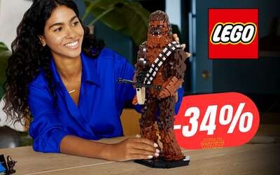 L’enorme Statuetta di Chewbacca LEGO è SCONTATA su Amazon!