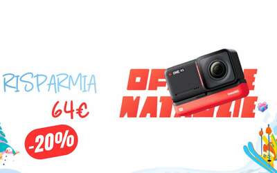 La action cam insta360 One RS 4K Edition è MODULARE e SCONTATA!