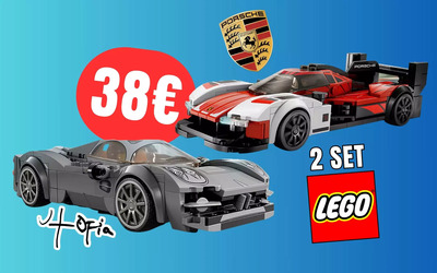 La combo LEGO con Pagani Utopia e Porsche 963 è SCONTATO su Amazon!