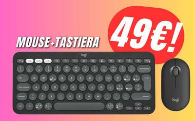 La combo Tastiera+Mouse di Logitech al PREZZO più BASSO di SEMPRE! (-38%)