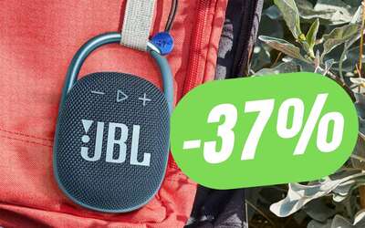 La mini CASSA Bluetooth di JBL (scontata del -37%!) è il regalo perfetto
