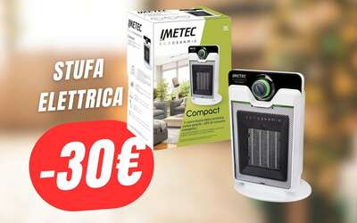 La Stufetta Elettrica di Imetec è scontata di 30€ su Amazon!
