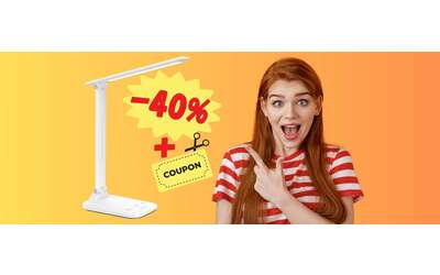 Lampada da scrivania LED in OFFERTA a 15€ con SCONTO del 40%