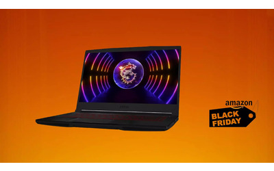 Laptop da gaming MSI, il prezzo CROLLA sotto i 600€: super offerta Black Friday