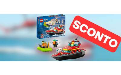 LEGO Barca di salvataggio dei pompieri: su Amazon a prezzo STRACCIATO
