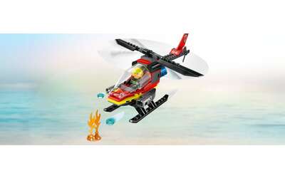 lego elicottero dei pompieri un giocattolo divertente a meno di 10 su amazon